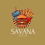 Abstract Flat Illustrative Restaurant Food & Drinks Logo
